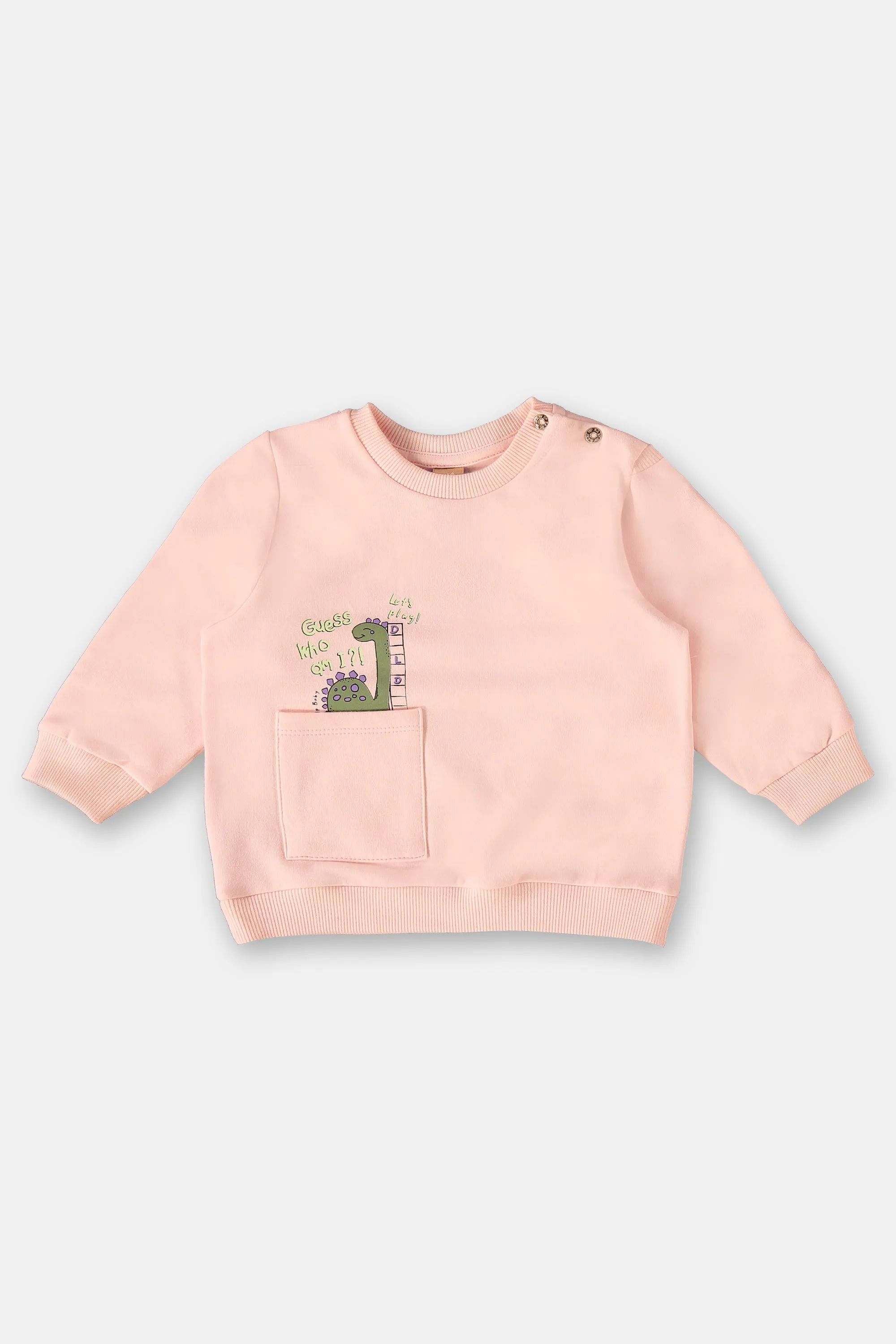 2 Piece Girls Dino Sweatshirt & Pants
