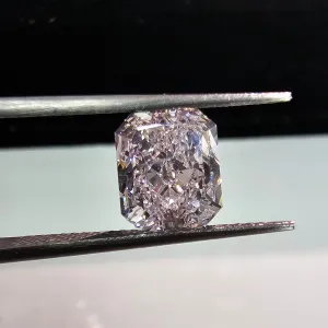 2.42ct GIA Flawless Very Light Pink Elongated Radiant Cut - Loose