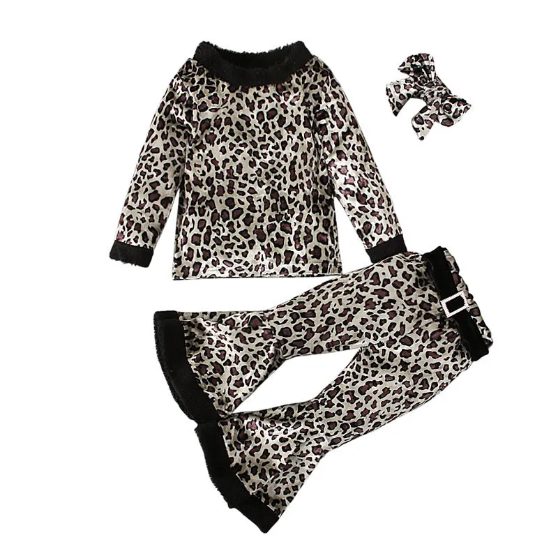 3 Piece Fall Winter Toddler Christmas Outfit Newborn Baby Girl Clothes Set