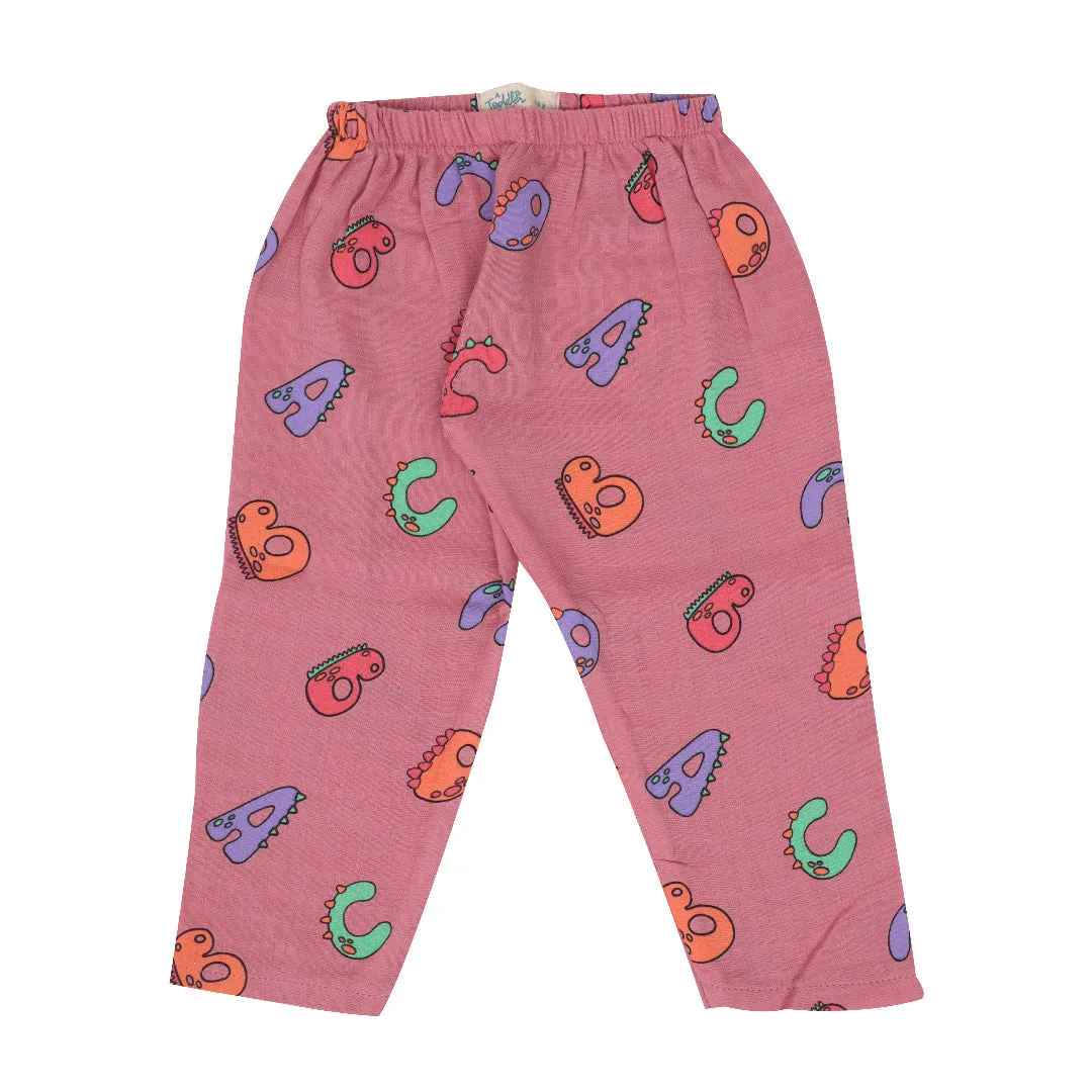 Alpha Dino - Muslin Sleep Suit for babies and kids (Unisex)