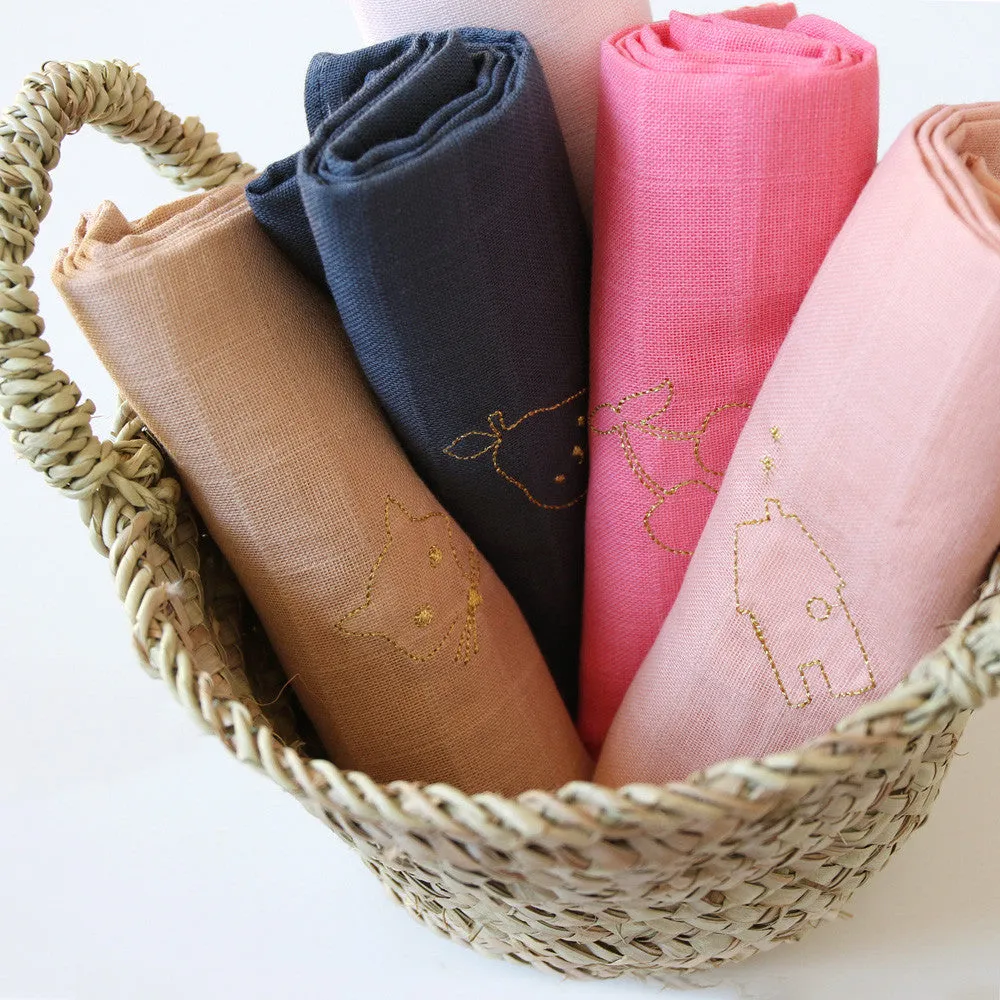 Barnabe Swaddle Lange Light Pink