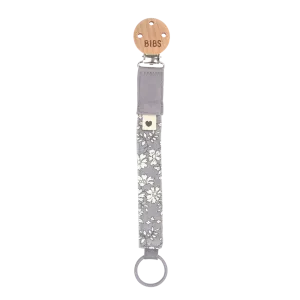 BIBS x LIBERTY Pacifier Clip Capel - Fossil Grey
