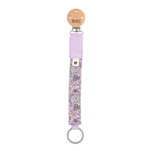 BIBS X LIBERTY Pacifier Clip - Chamomile Lawn/Violet Sky