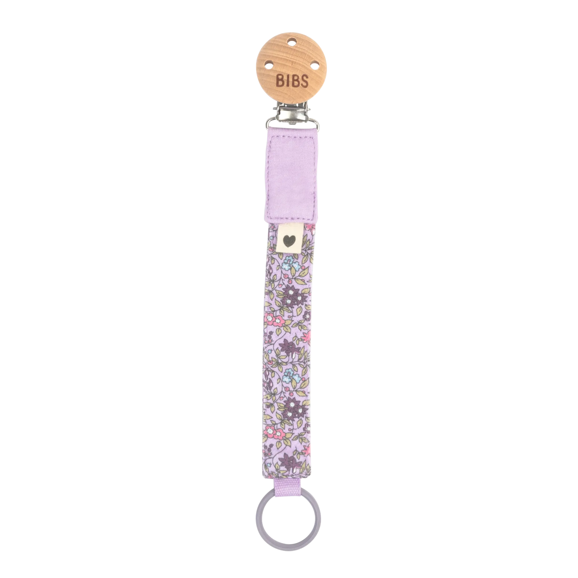 BIBS X LIBERTY Pacifier Clip - Chamomile Lawn/Violet Sky
