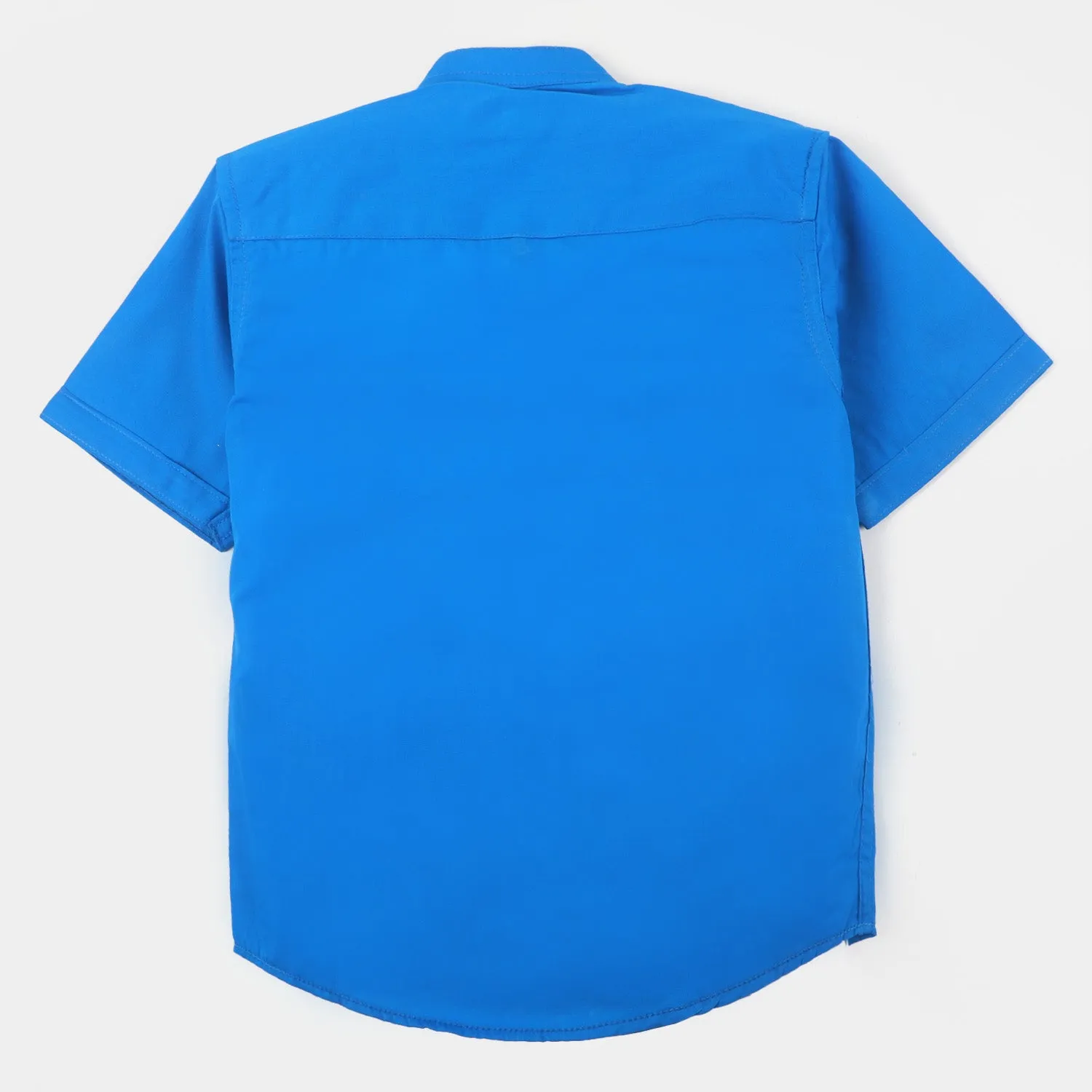 Boys Cotton Casual Shirt What's Up | Royal Blue