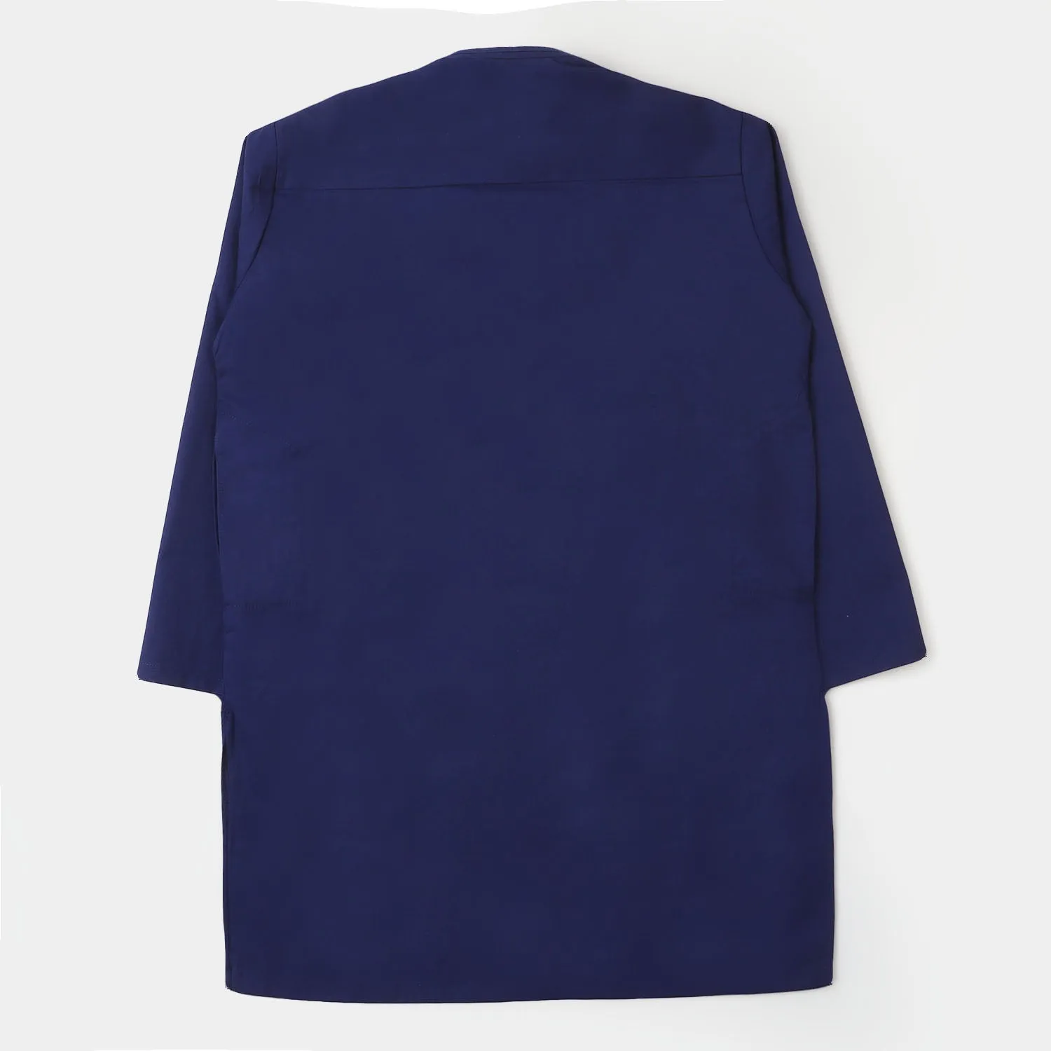 Boys Cotton Styling Kurta - NAVY