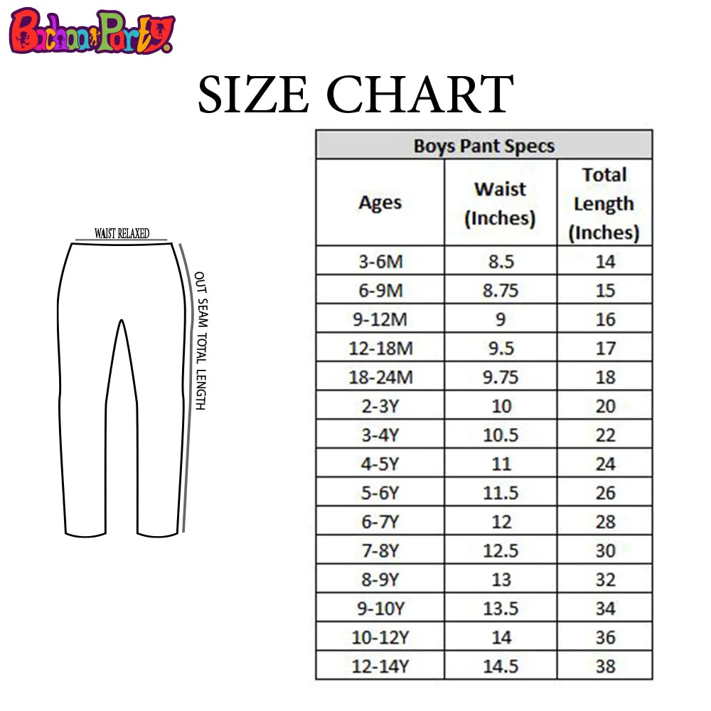 Boys Pant Denim Character- Mid Blue
