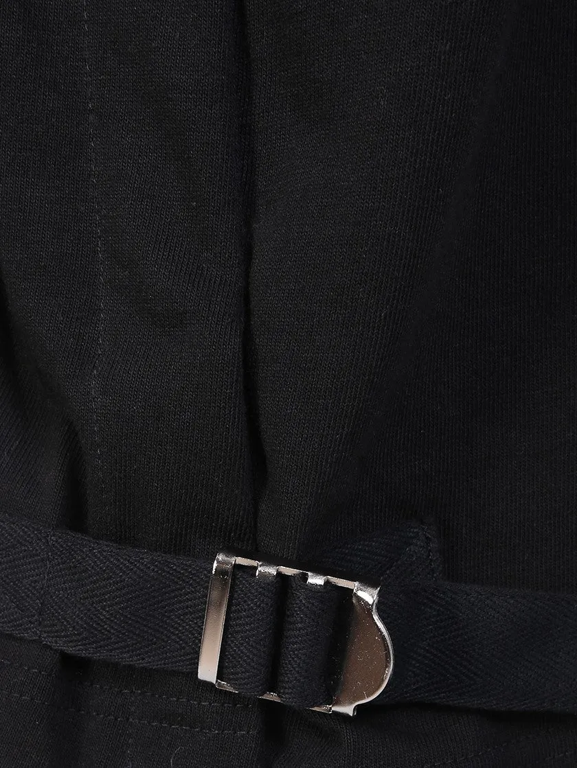 Buckle detail black t-shirt