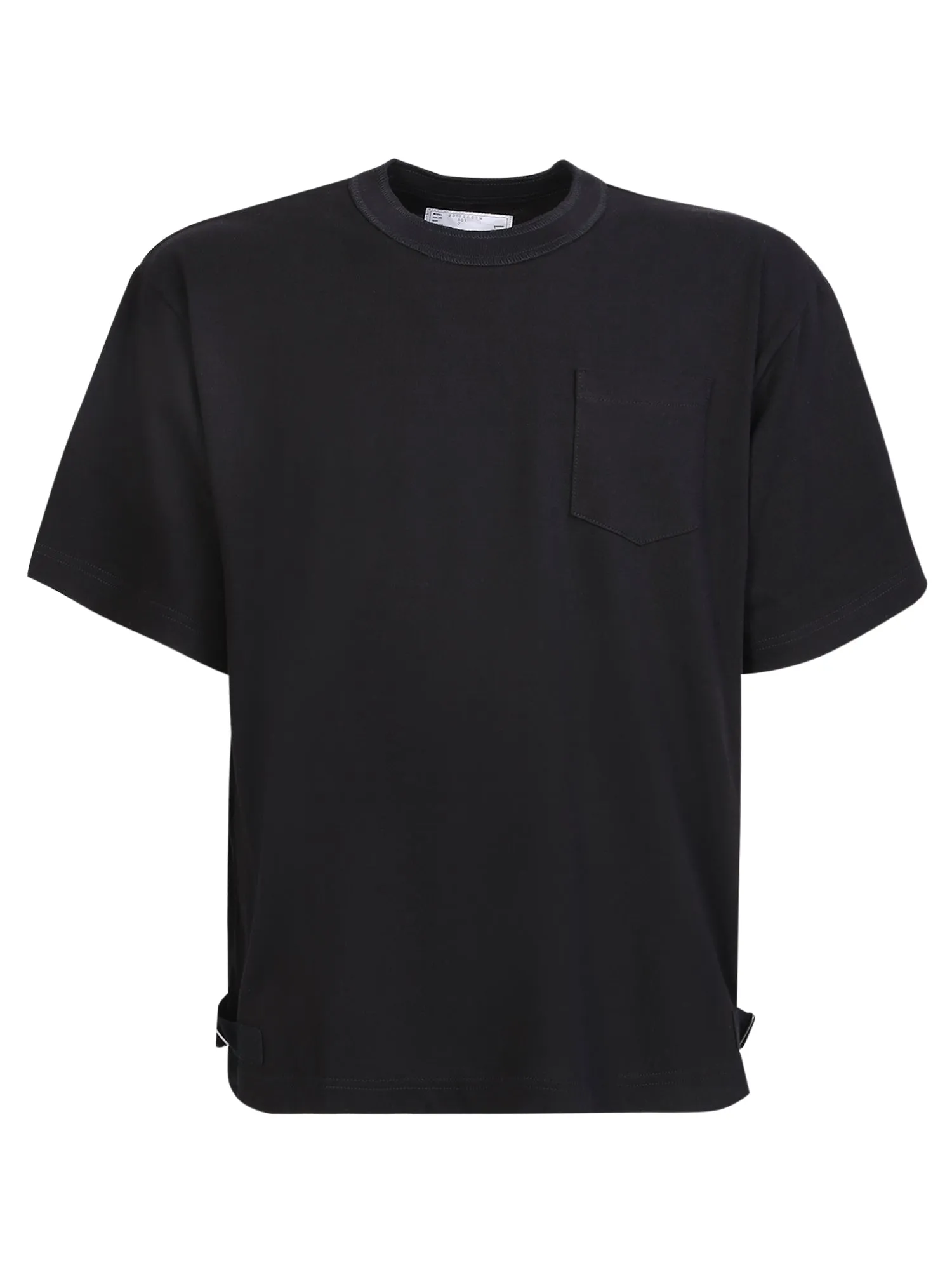 Buckle detail black t-shirt