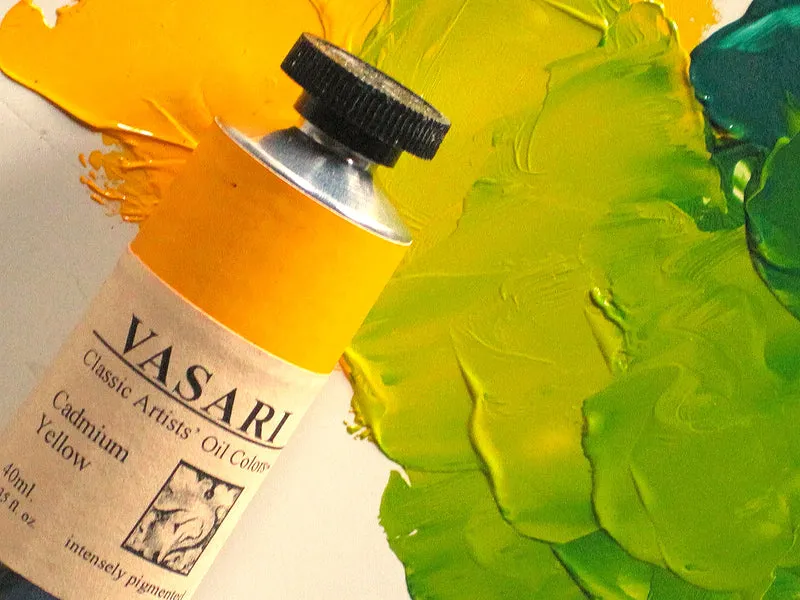 Cadmium Yellow artists oil color