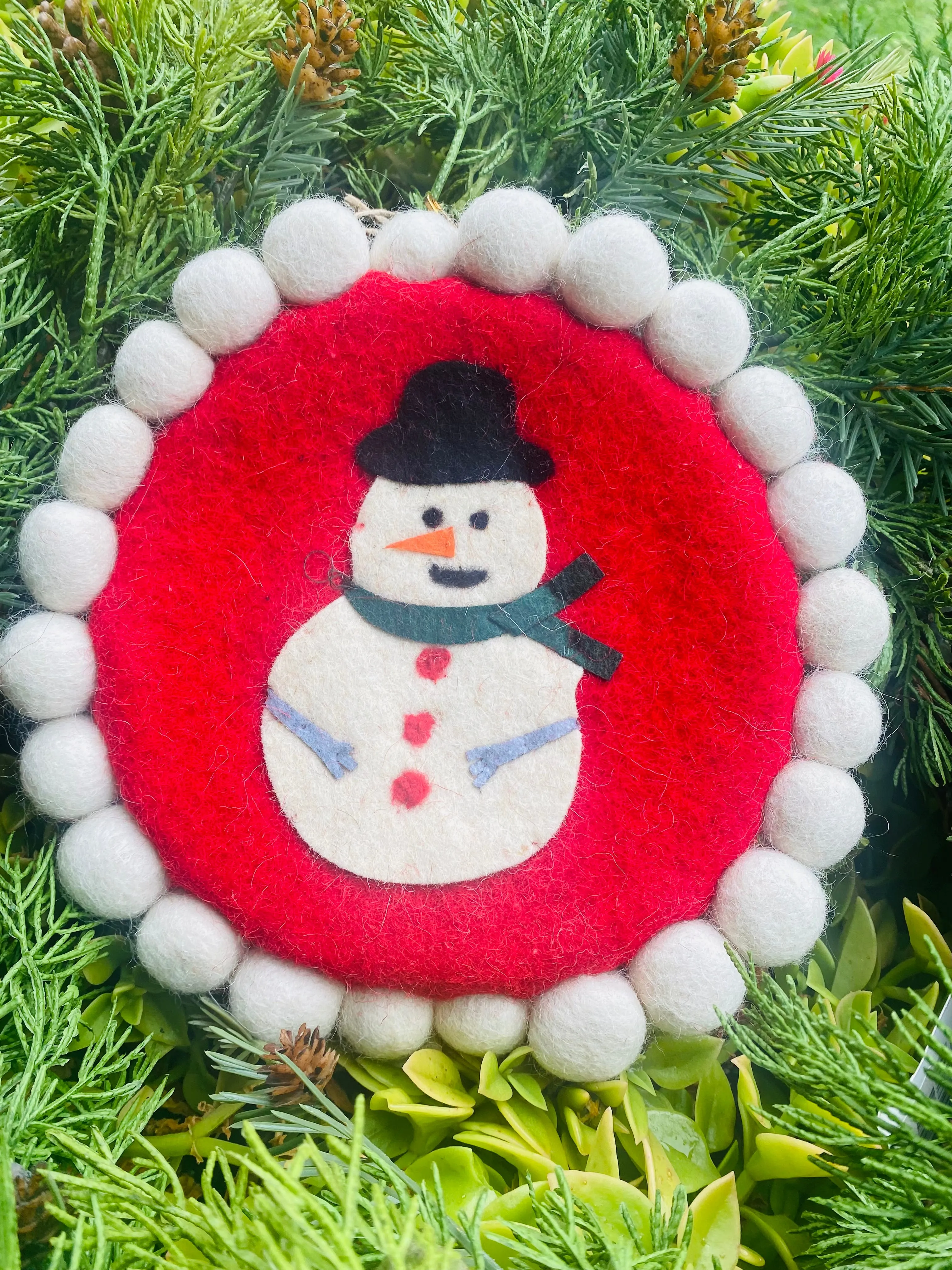 CHRISTMAS WOOL TRIVET