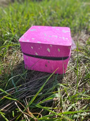 Cowhide Jewelry Box