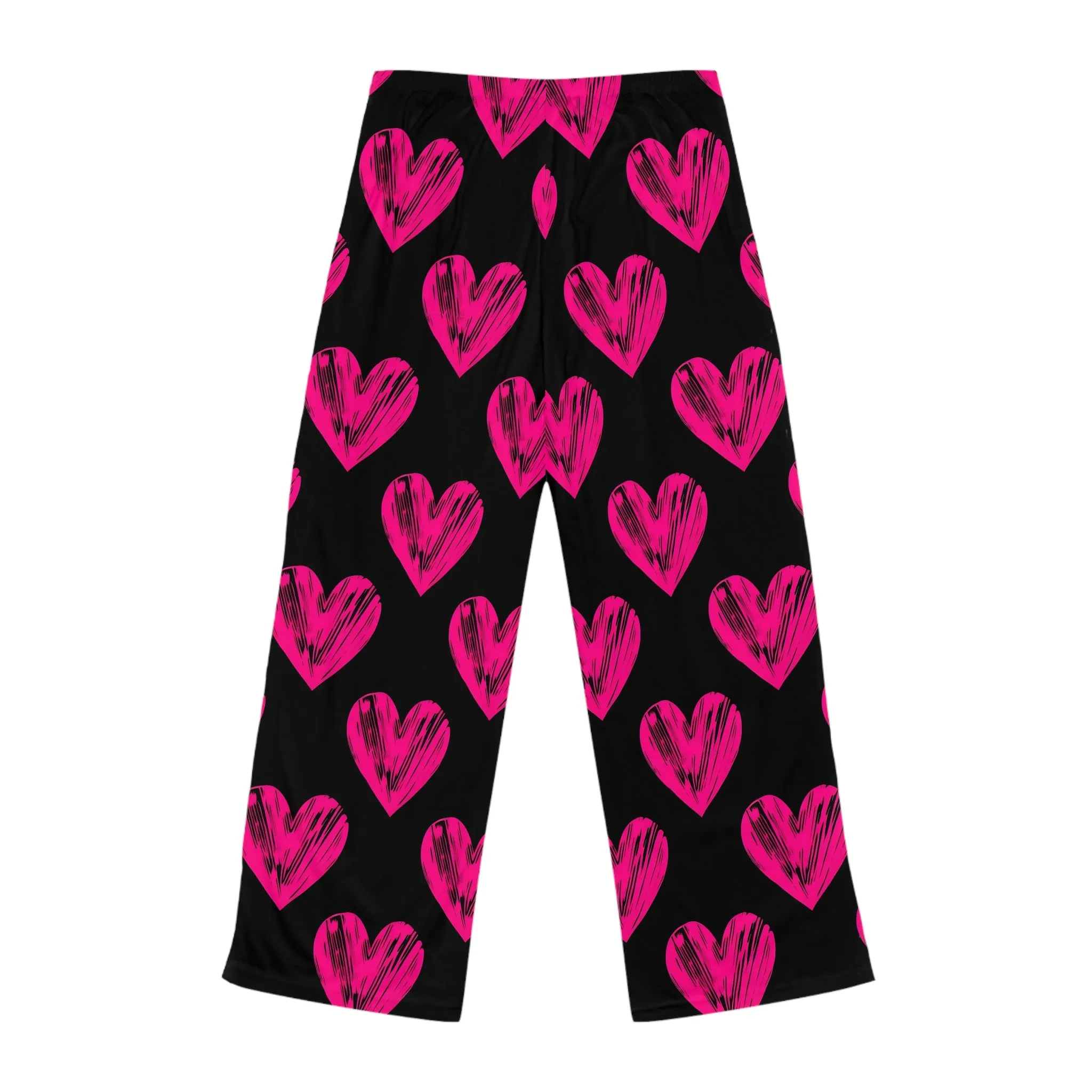 Cozy Heart Print Pajama Pants for Women - Perfect for Valentine's Day