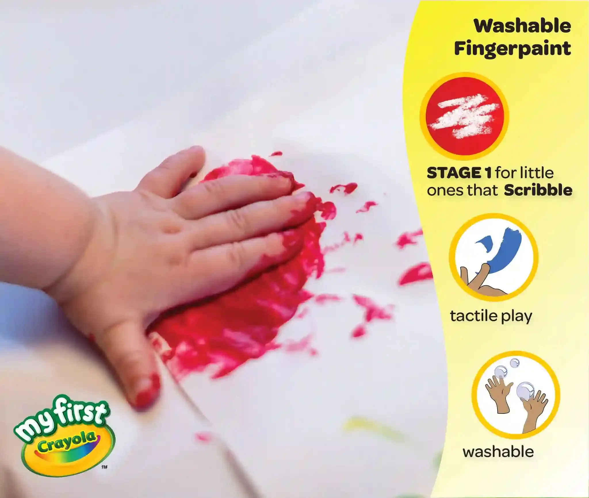 Crayola My First Washable Fingerpaint Kit