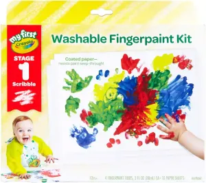 Crayola My First Washable Fingerpaint Kit