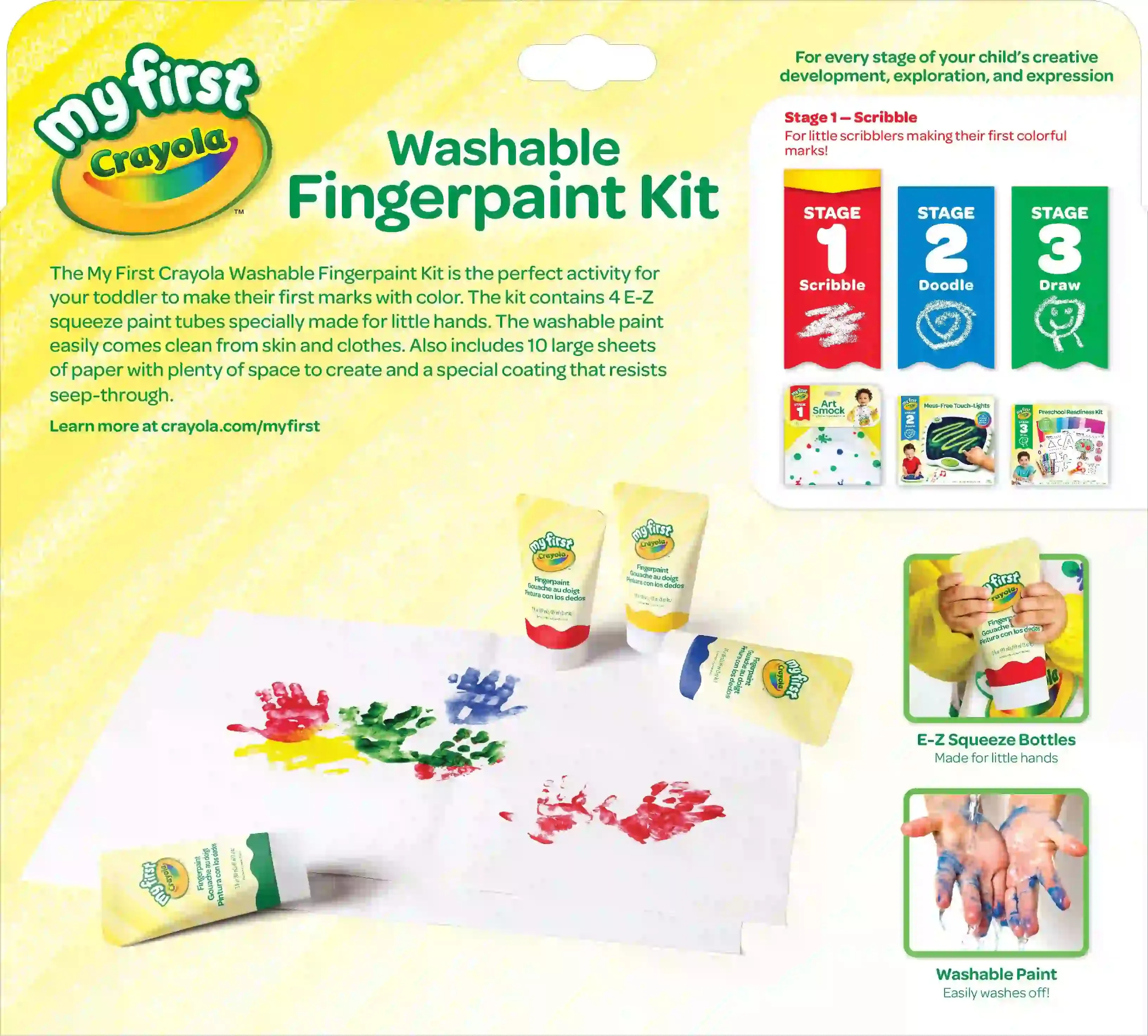 Crayola My First Washable Fingerpaint Kit