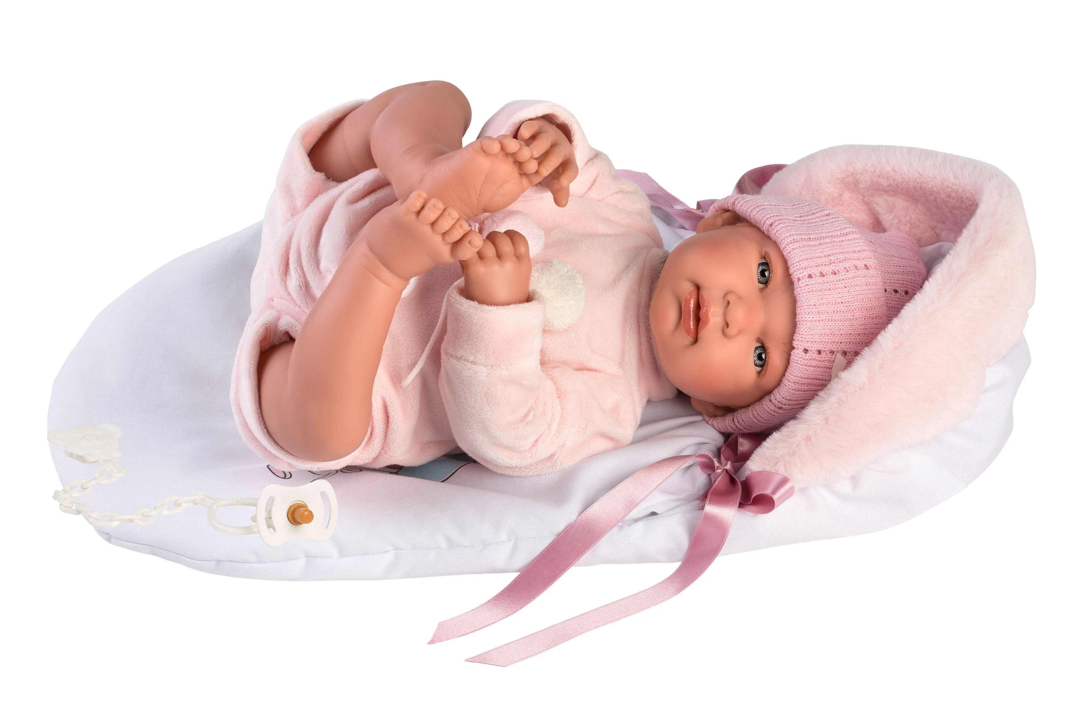 Crying Newborn Doll with Blanket | Soft Body 17.3" | Tiffany