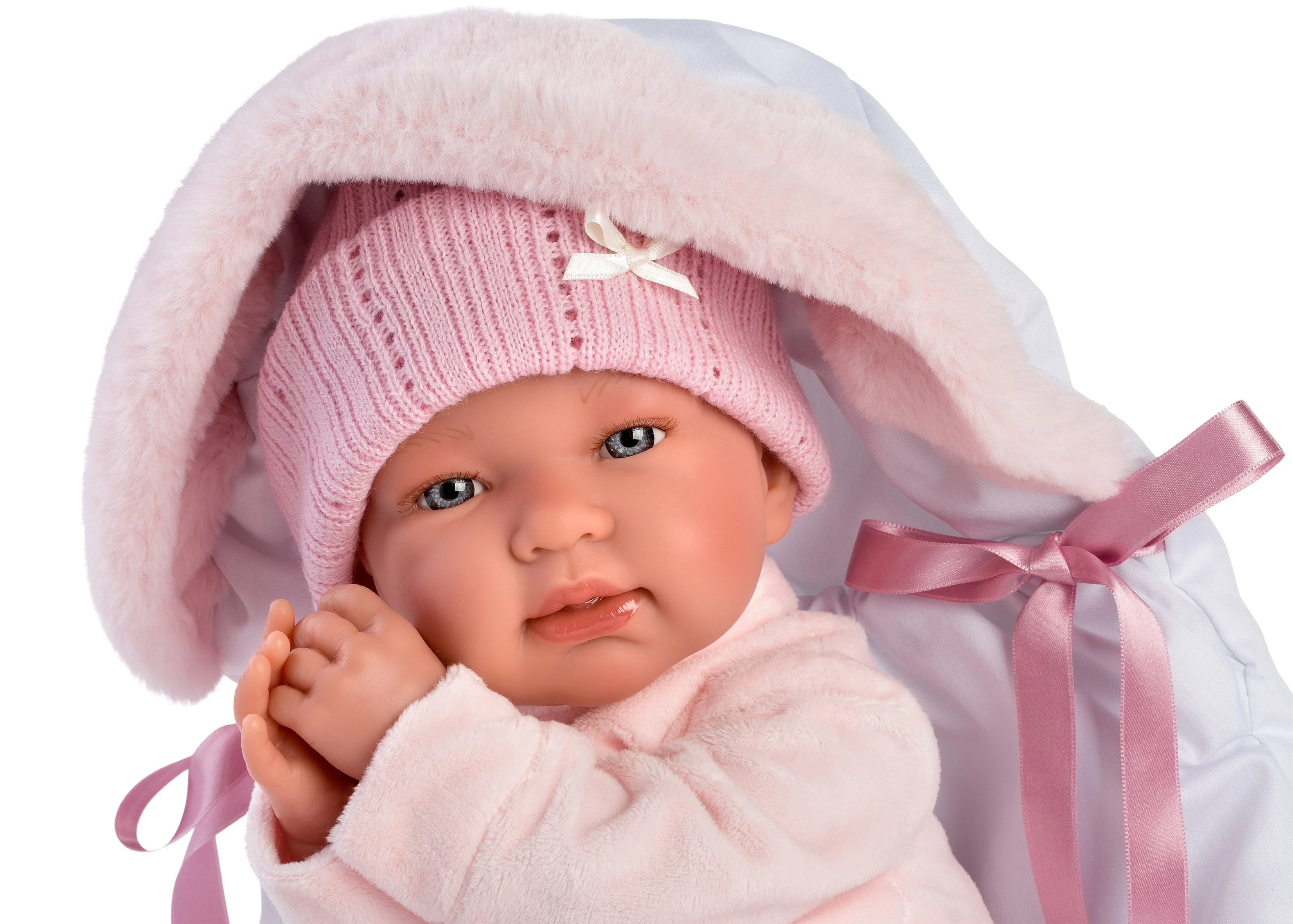 Crying Newborn Doll with Blanket | Soft Body 17.3" | Tiffany