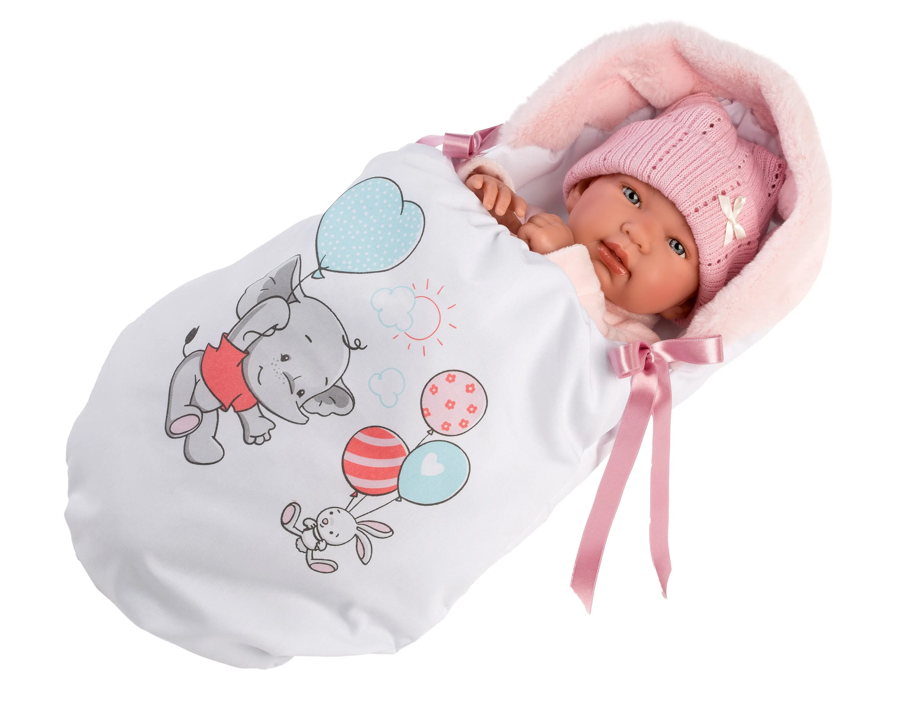 Crying Newborn Doll with Blanket | Soft Body 17.3" | Tiffany