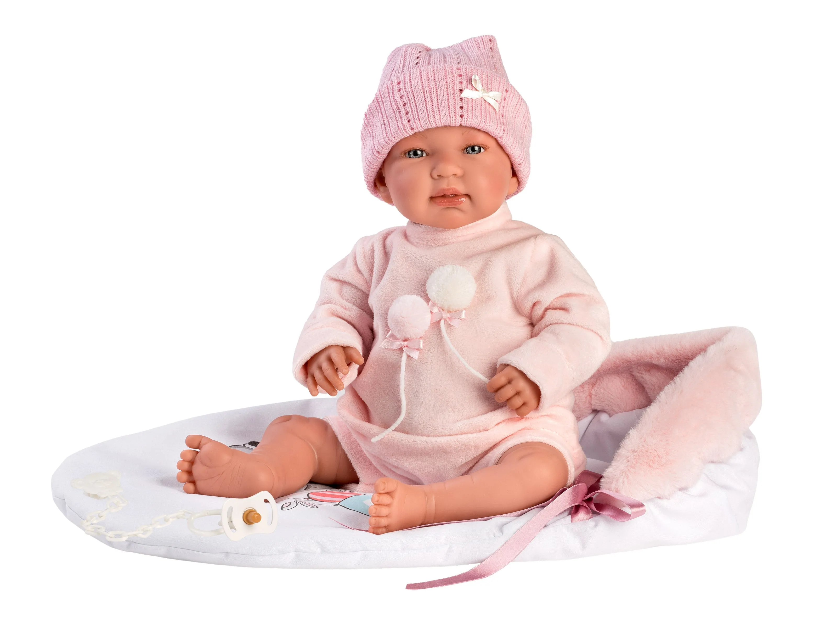 Crying Newborn Doll with Blanket | Soft Body 17.3" | Tiffany
