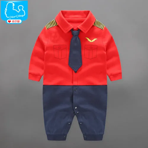 Fairy Baby Newborn Boy’s Gentleman Romper Outfit with Bow Tie