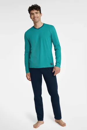 Henderson long sleeves - V neckline men's pajamas