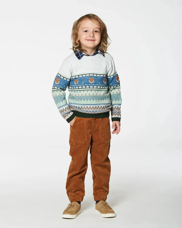 Jacquard Sweater - Fox