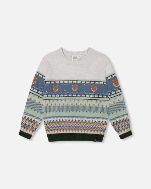 Jacquard Sweater - Fox