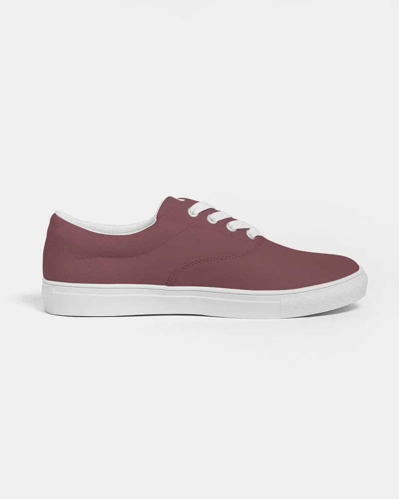 Medium Dark Pink Men's Canvas Sneakers | Men's | Medium Dark Pastel Pink | C0M60Y30K60