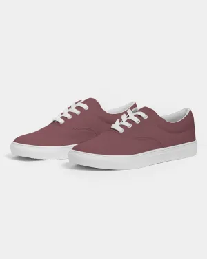 Medium Dark Pink Men's Canvas Sneakers | Men's | Medium Dark Pastel Pink | C0M60Y30K60