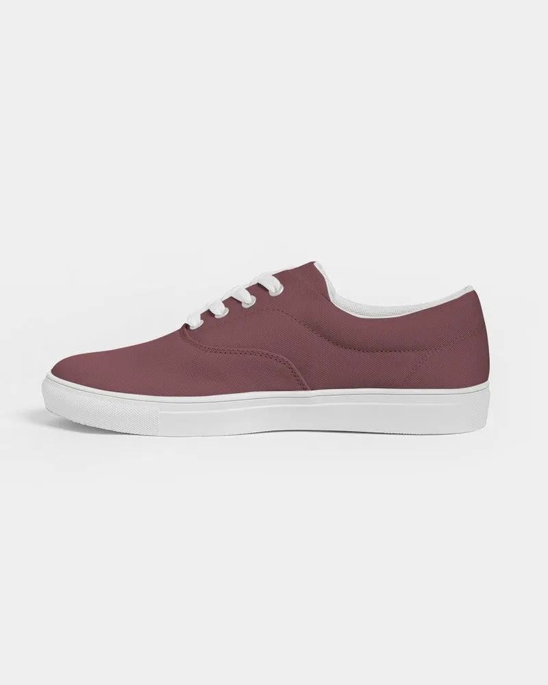 Medium Dark Pink Men's Canvas Sneakers | Men's | Medium Dark Pastel Pink | C0M60Y30K60