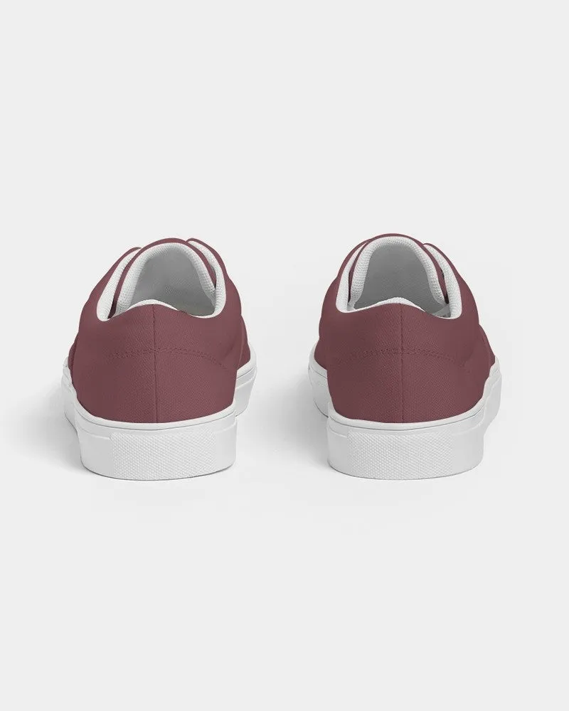 Medium Dark Pink Men's Canvas Sneakers | Men's | Medium Dark Pastel Pink | C0M60Y30K60