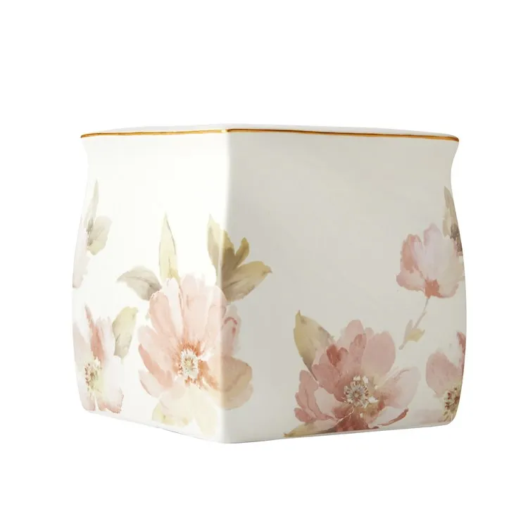 Misty Floral Tissue Box Cover