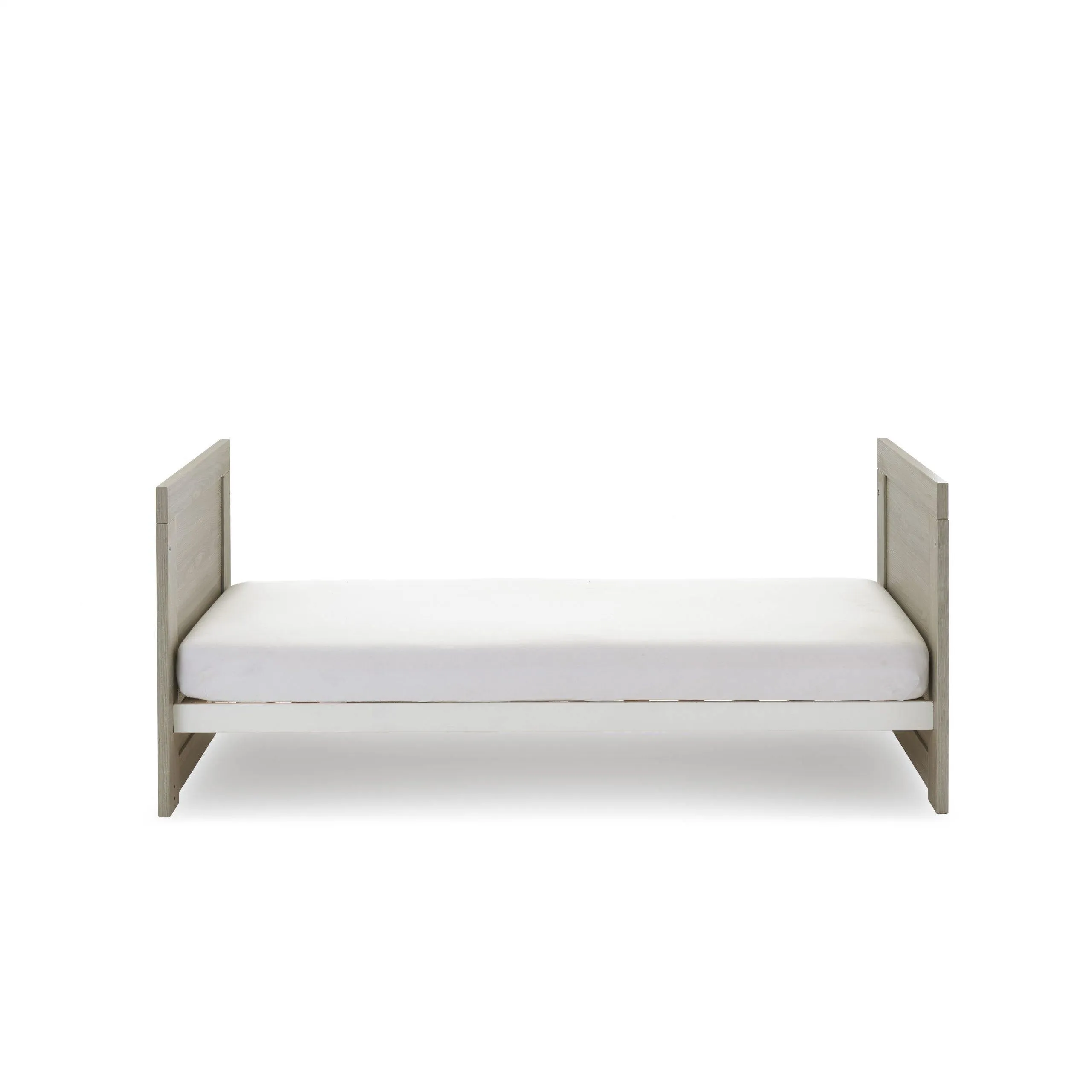 Nika 2 Piece Nursery Furniture Set - Grey Wash & White