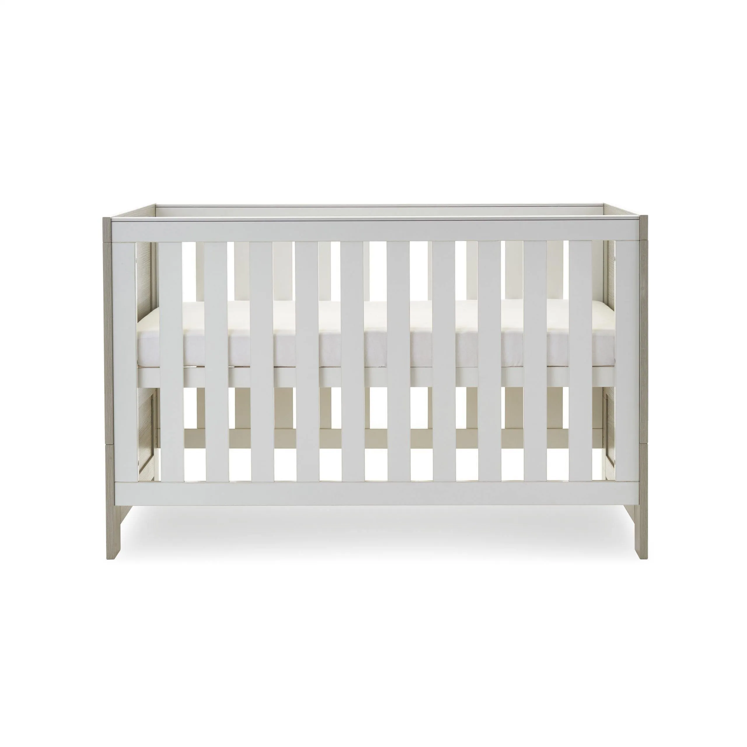 Nika 2 Piece Nursery Furniture Set - Grey Wash & White