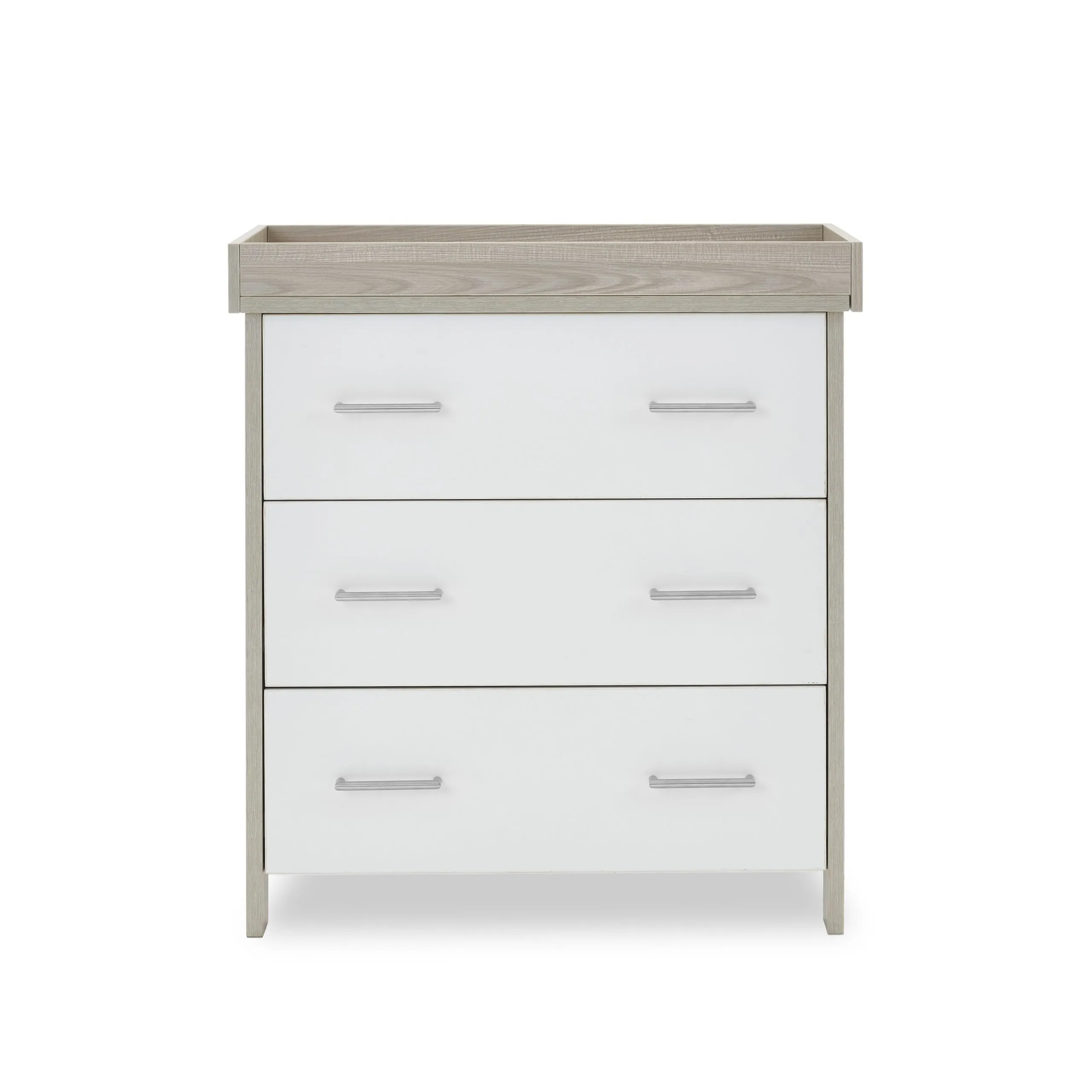 Nika Mini 2 Piece Nursery Room Set - Grey Wash & White