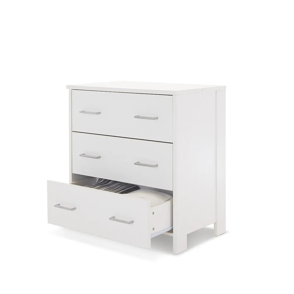 Nika Mini 2 Piece Nursery Room Set - White Wash