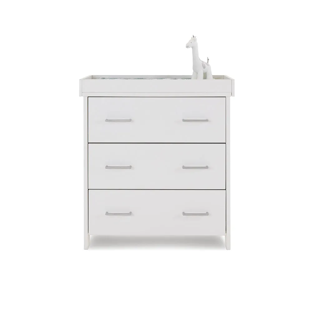 Nika Mini 2 Piece Nursery Room Set - White Wash