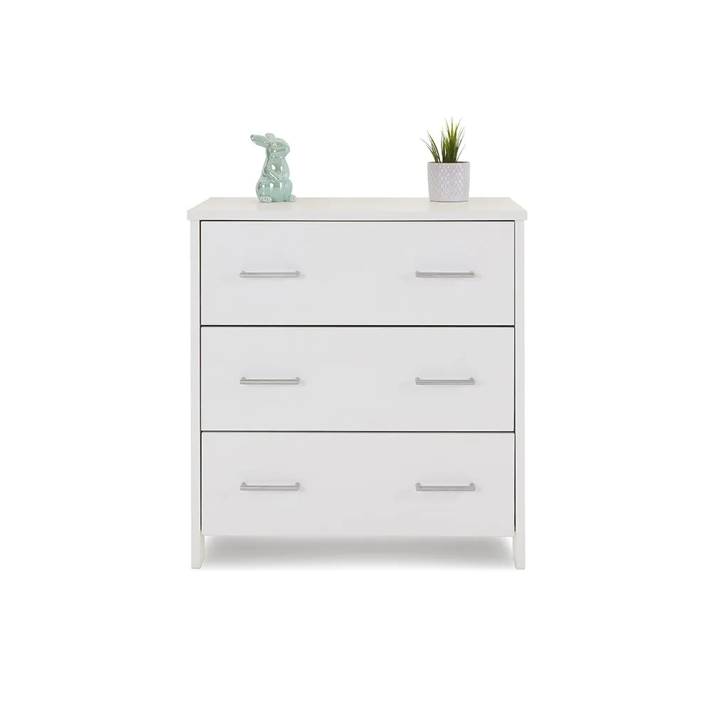 Nika Mini 2 Piece Nursery Room Set - White Wash