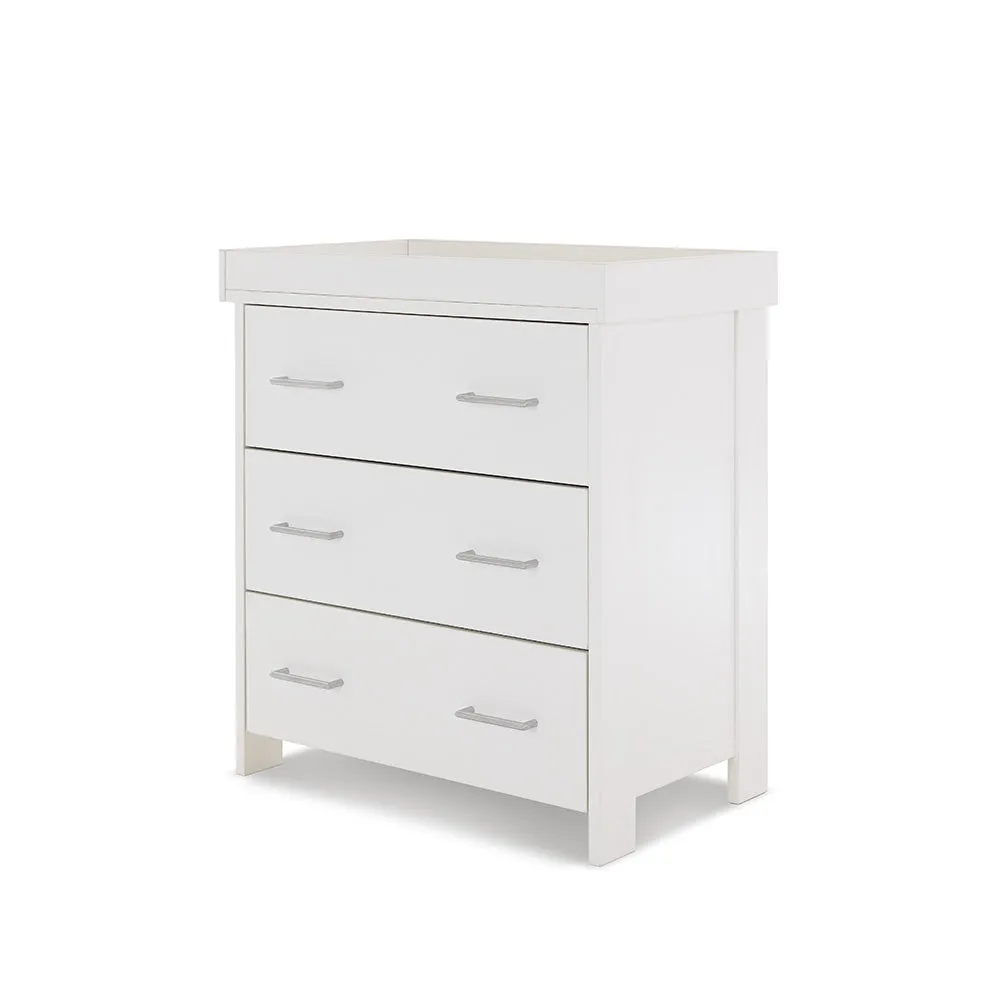 Nika Mini 2 Piece Nursery Room Set - White Wash