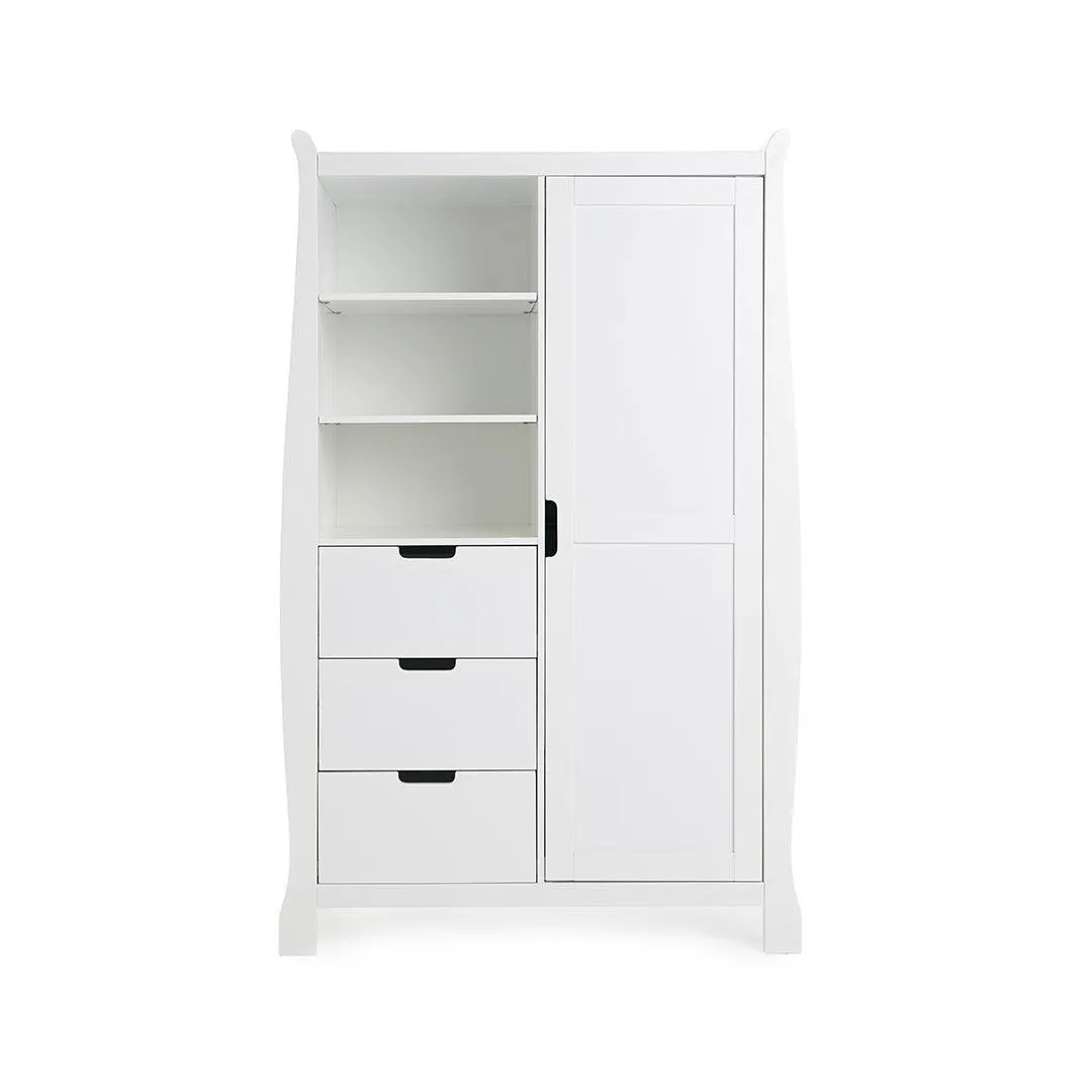 Obaby Stamford Luxe 4 Piece Room Set - White