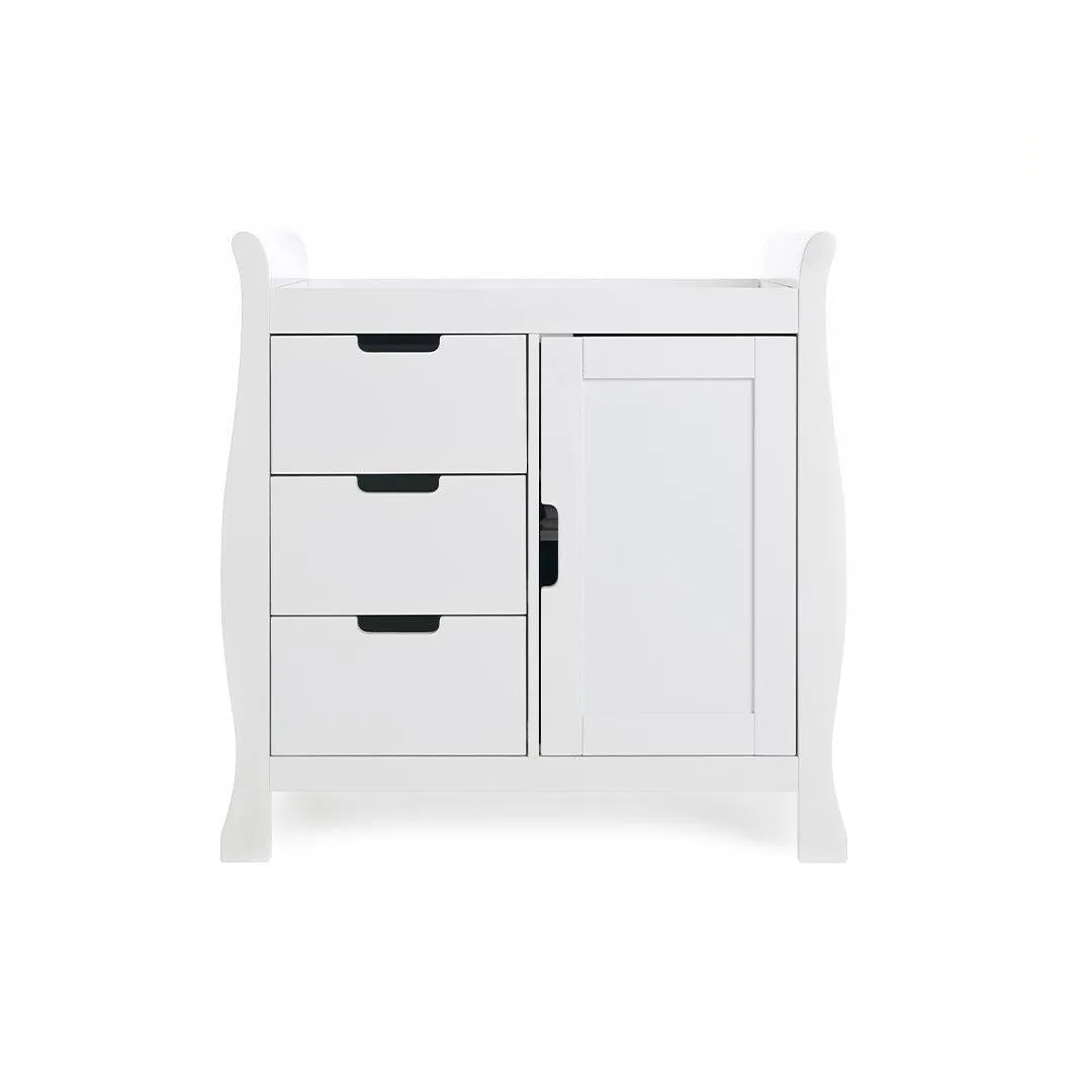 Obaby Stamford Luxe 4 Piece Room Set - White