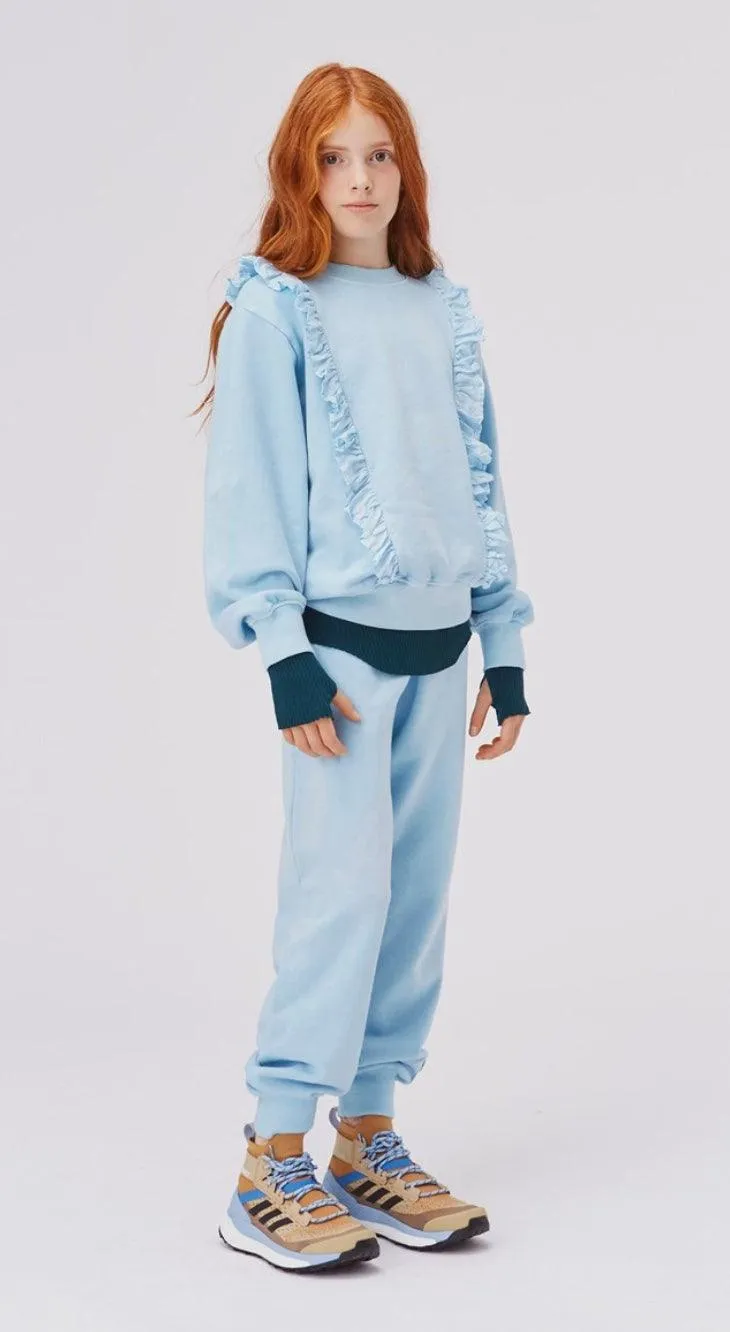 Organic Cotton Sweatshirt | Marcia in Sky Blue | Molo