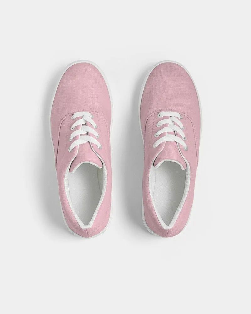 Pale Pastel Cool Pink Women's Canvas Sneakers | Women's | Bright Pale Pastel Cool Pink | C0M30Y8K0
