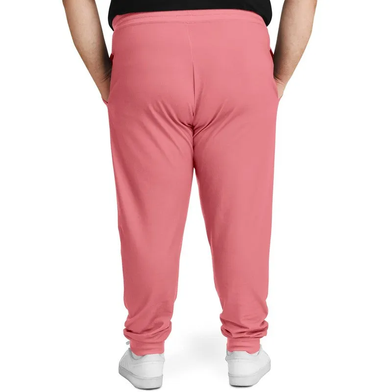 Pastel Pink Joggers | Unisex | with PLUS sizes | Bright Pastel Pink | C0M60Y30K0