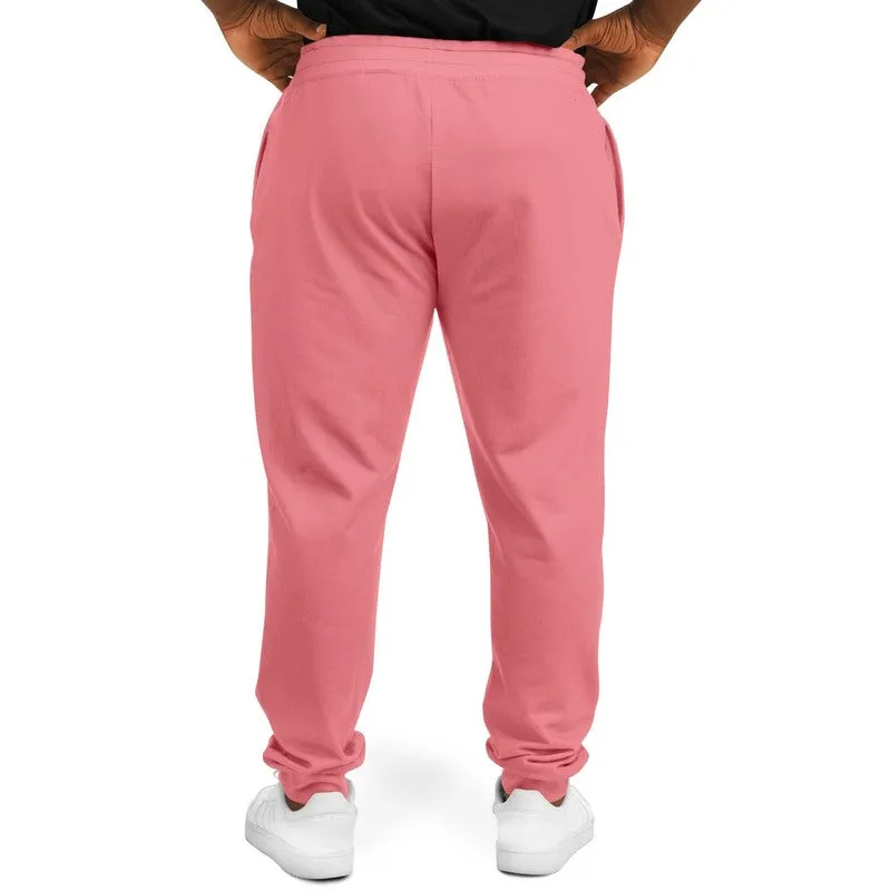 Pastel Pink Joggers | Unisex | with PLUS sizes | Bright Pastel Pink | C0M60Y30K0