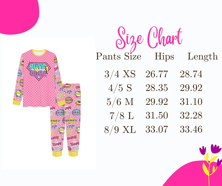 Personalized Unicorn Princess PJs - Ebony or Ivory