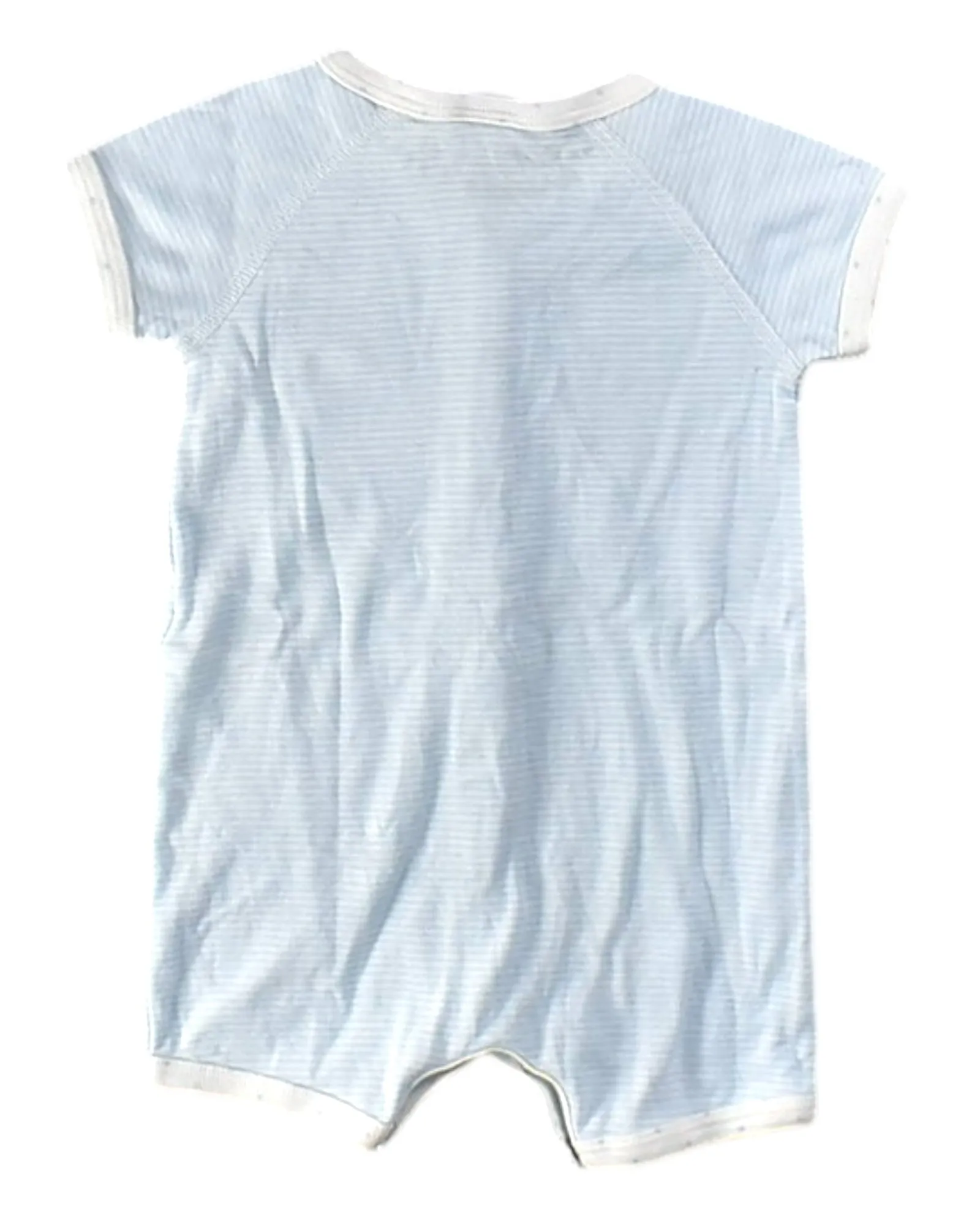 Petit Bateau Short Sleeve Romper 3M