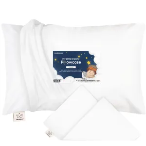 Printed Toddler Pillowcase 13X18" (Soft White)