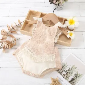 "My Sweetheart" Boho Lace Romper